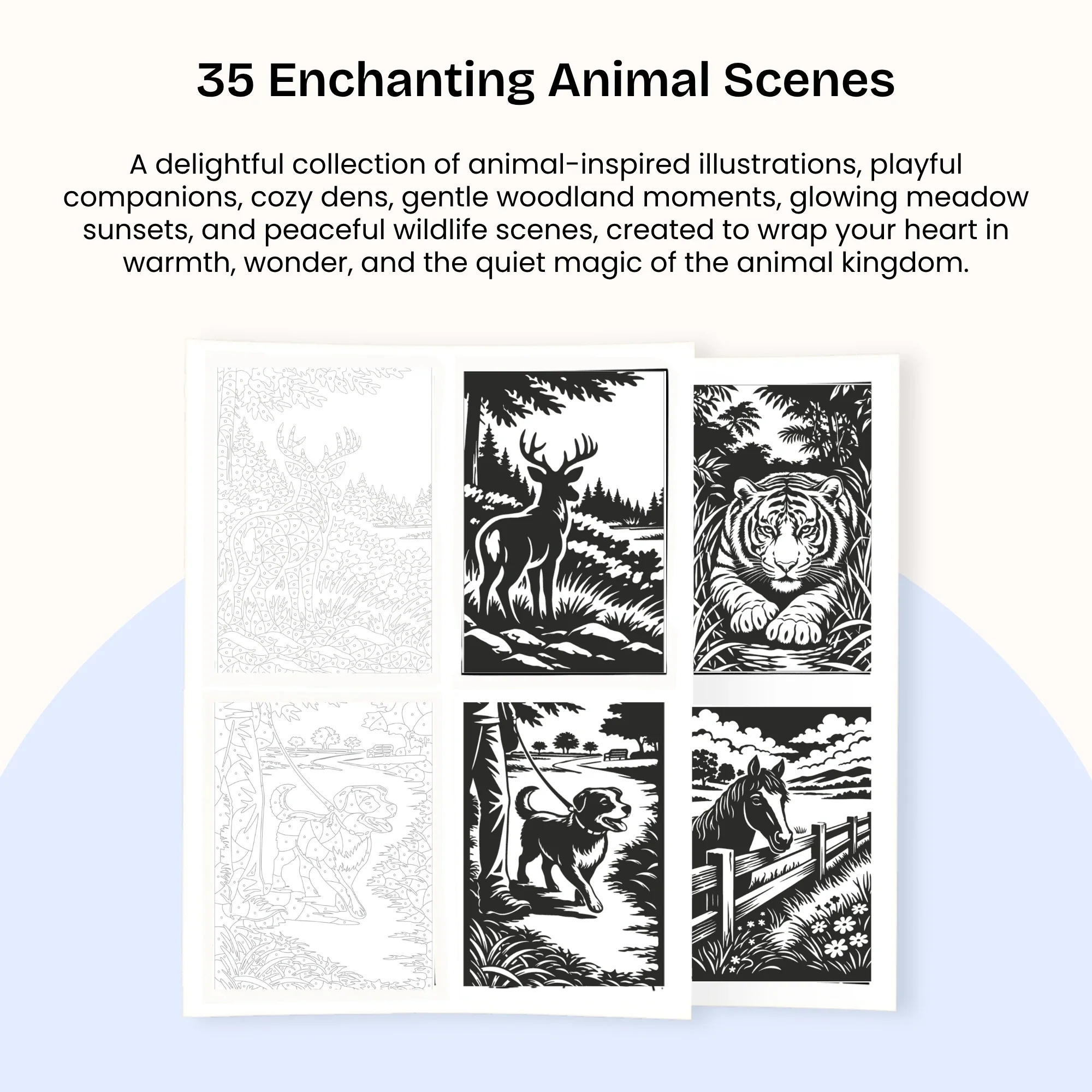 One Color Coloring Book - Animal Edition - Image 4