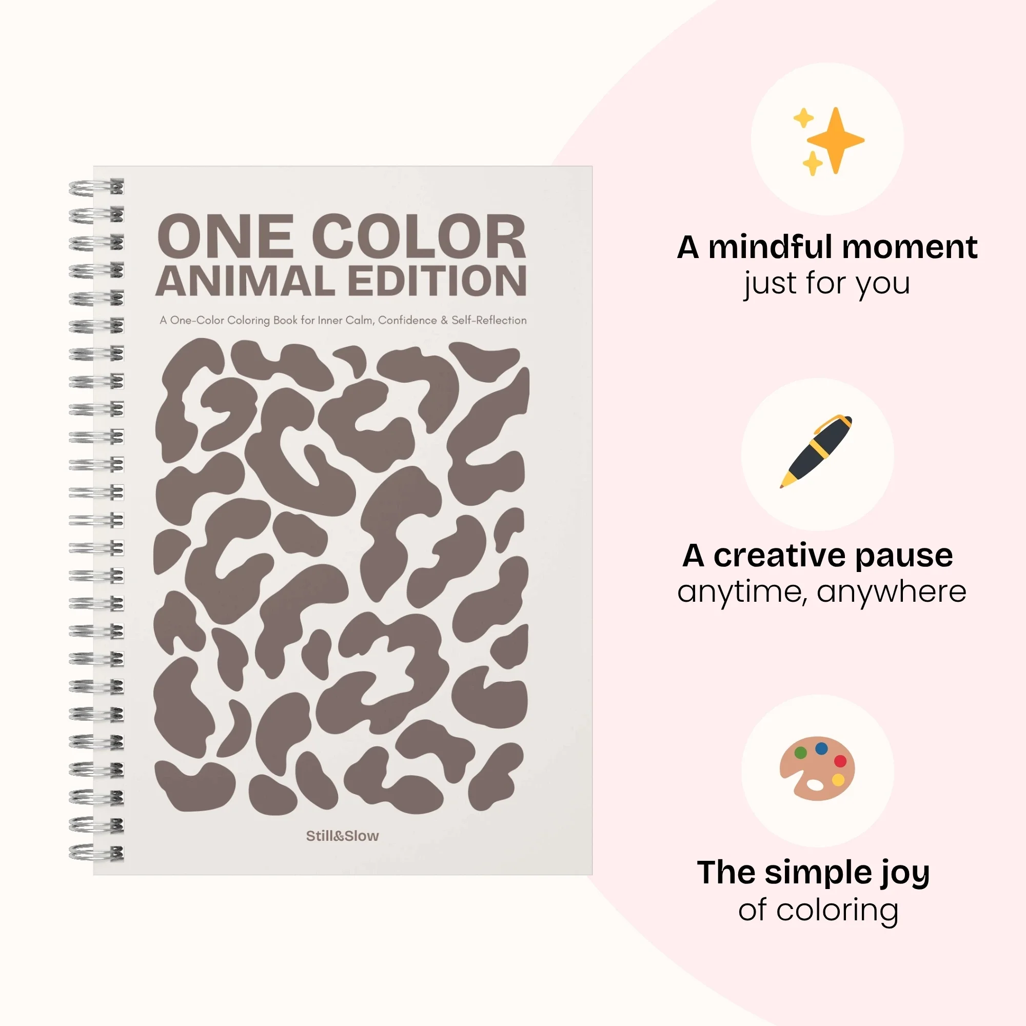 One Color Coloring Book - Animal Edition - Image 5