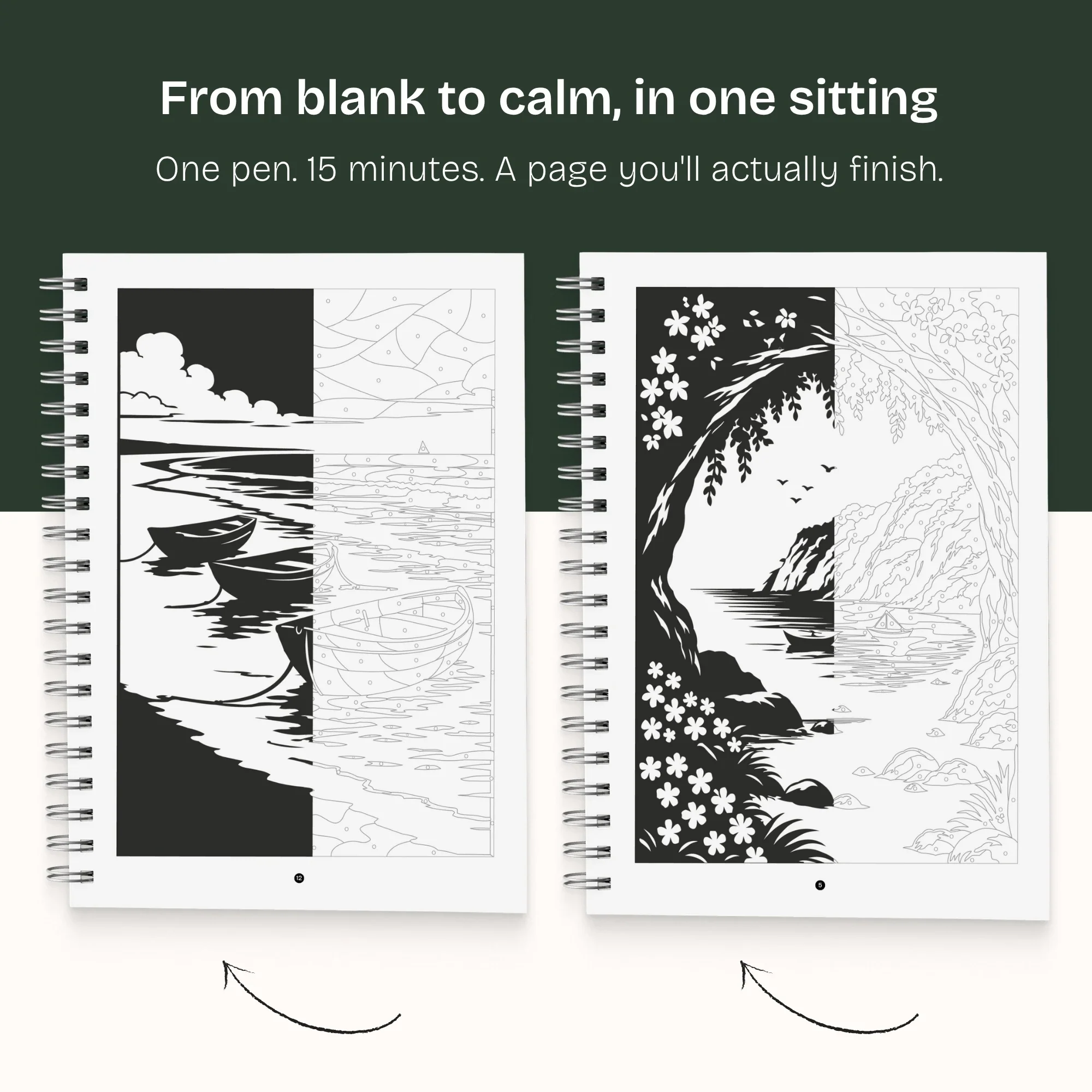One Color Coloring Book - Ocean Edition - Image 4