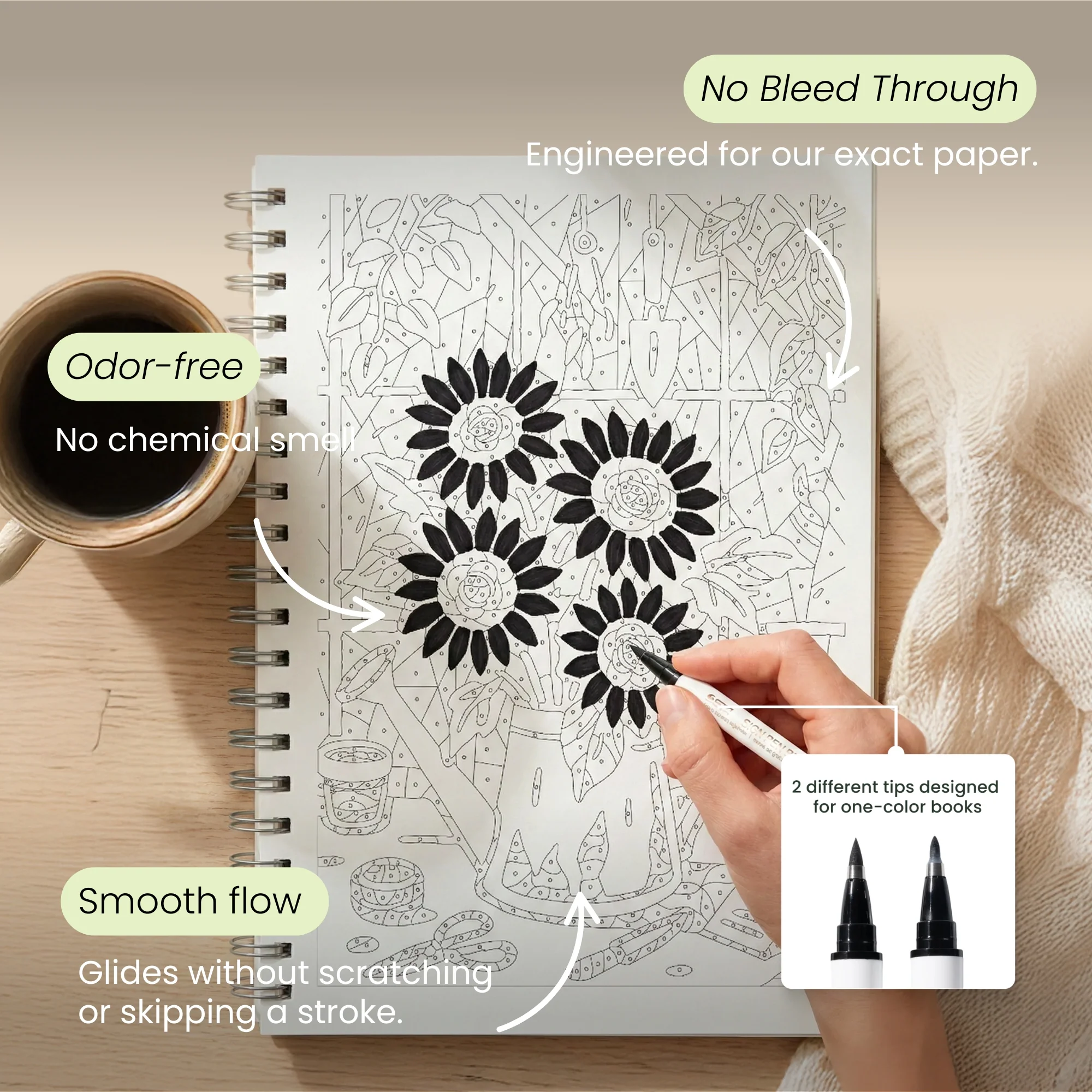One Color Coloring Book - Ocean Edition - Image 8